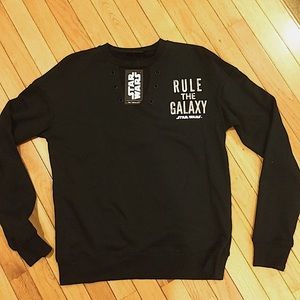 Black Star Wars Sweatshirt, Medium, NWT
